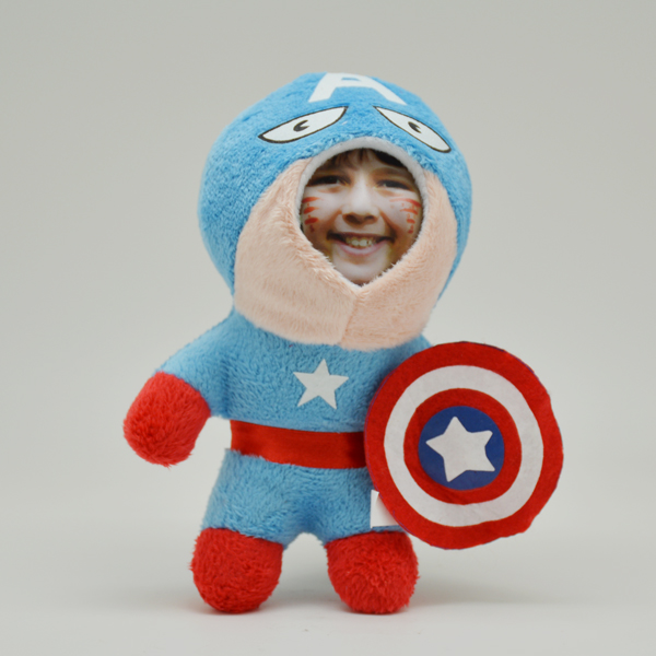 3D FACE Doll Captain America